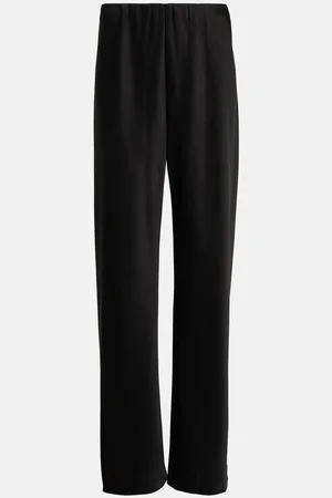 Vince High-rise satin straight pants