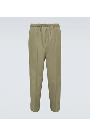 Jil Sander Cotton poplin straight pants