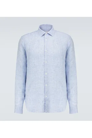 Orlebar Brown Giles linen long-sleeved shirt