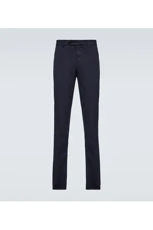 Brunello Cucinelli Cotton-blend slim pants