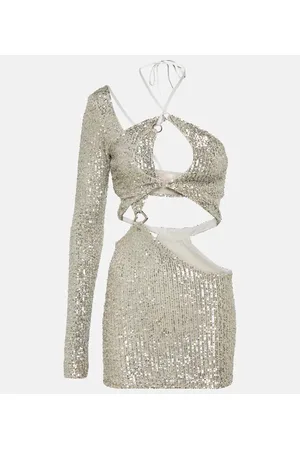 Roberta Einer Banu cutout sequined minidress