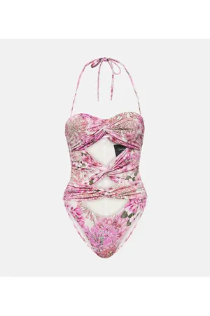 Giambattista Valli Saint-RÃ©my cutout floral swimsuit