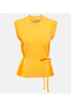 Simkhai Rosalia belted top