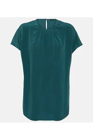 Joseph Soie Broca silk crÃªpe top