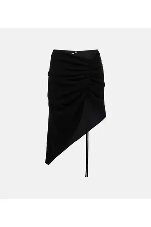 Monot MÃ´not Asymmetric crÃªpe midi skirt