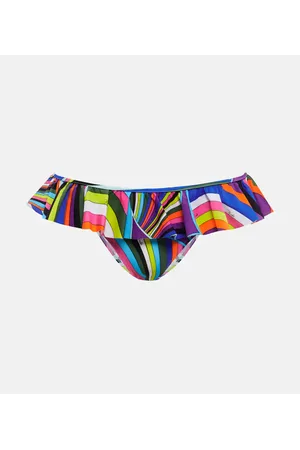Puccini Iride ruffled bikini bottoms