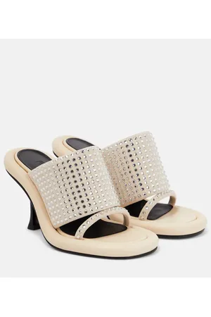 J.W.Anderson Bumper Tube embellished leather sandals