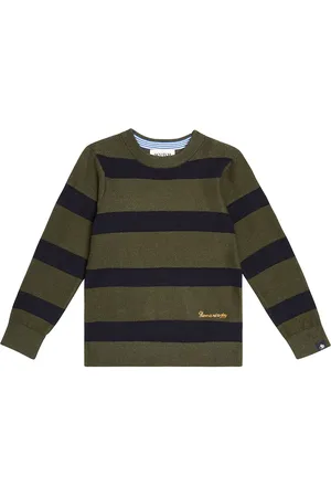 Scotch&Soda Striped cotton and wool sweater