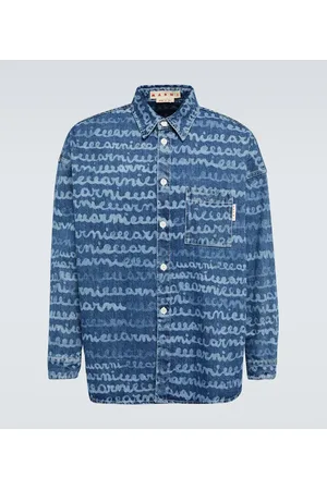 Marni Printed denim shirt
