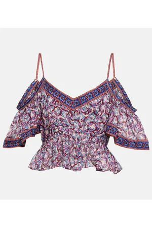 Marant Etoile Garuva floral-print cotton top