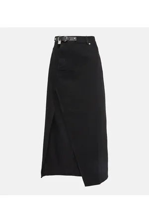 J.W.Anderson Asymmetric denim maxi skirt