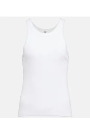 Totême Cotton-blend jersey tank top