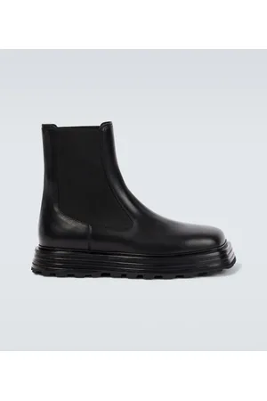 Jil Sander Leather Chelsea boots