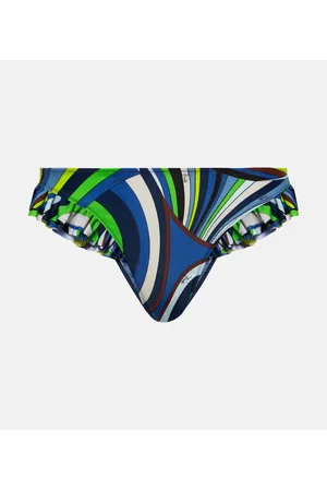Puccini Iride ruffled bikini bottoms