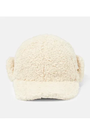Stella McCartney Faux shearling baseball cap
