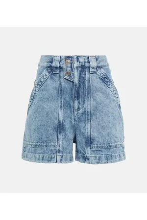 Marant Etoile Sintio high-rise denim shorts