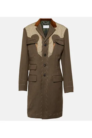 Maison Margiela Single-breasted wool coat