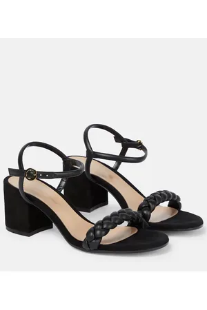Gianvito Rossi Cruz 60 suede and leather sandals