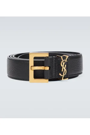 Saint Laurent Slim leather belt