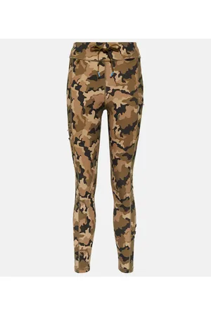 The Upside Trekky camouflage mid-rise leggings