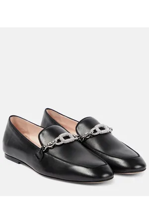 Roger Vivier Embellished leather loafers