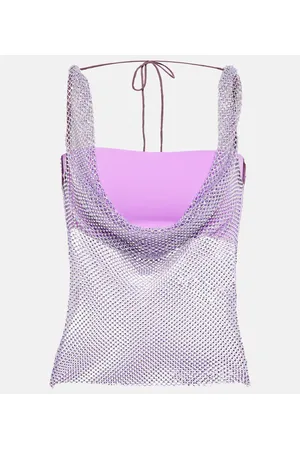 GIUSEPPE DI MORABITO Embellished mesh top