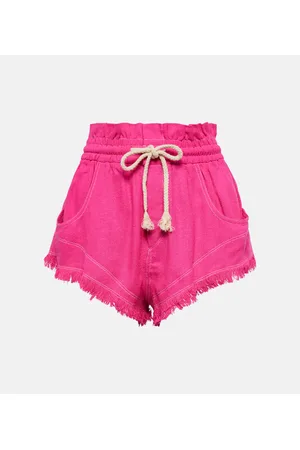 Marant Etoile Talapiz high-rise silk shorts