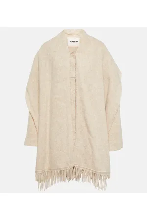 Marant Etoile Faty scarf-detailed wool-blend coat