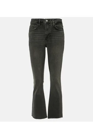 Frame Le Crop Mini Boot high-rise bootcut jeans