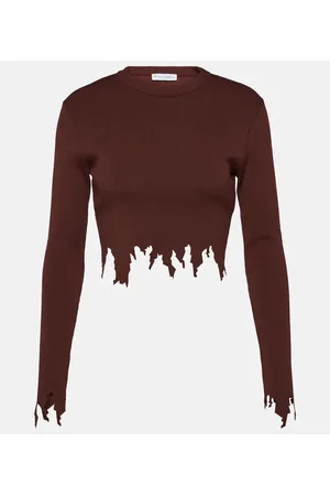 J.W.Anderson Distressed crop top