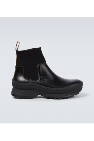 Jil Sander Leather Chelsea boots