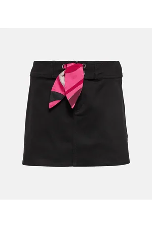Puccini Cotton gabardine miniskirt