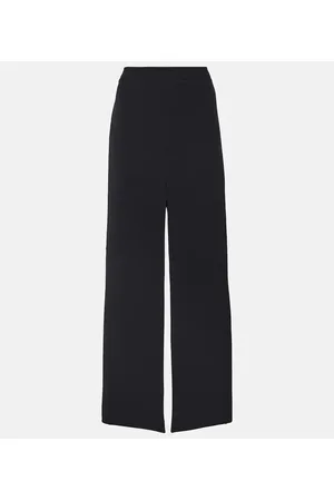 Safiyaa Elowen high-rise crÃªpe maxi skirt