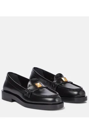 VALENTINO GARAVANI Roman Stud leather loafers