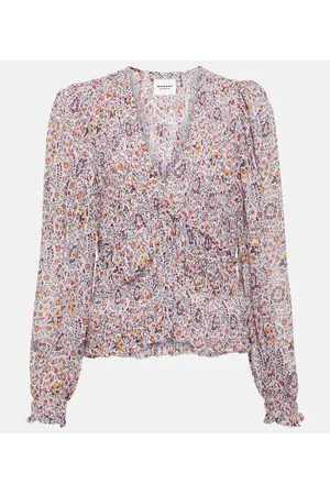 Marant Etoile Nibel floral blouse