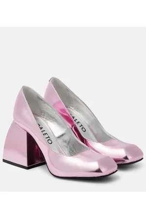 NODALETO Bulla Air 90 metallic leather pumps