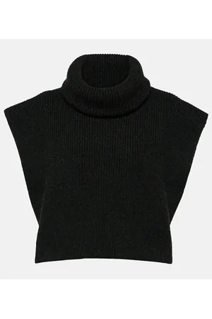 The Row Emmit ribbed-knit cashmere collar