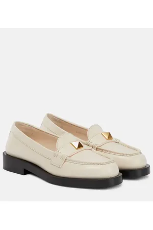 VALENTINO GARAVANI Roman Stud leather loafers