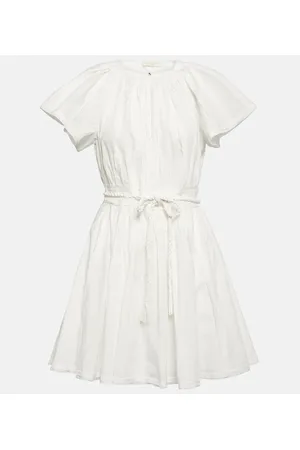 ULLA JOHNSON Jessa cotton poplin minidress
