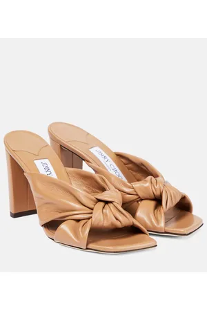 Jimmy Choo Avenue 85 leather mules
