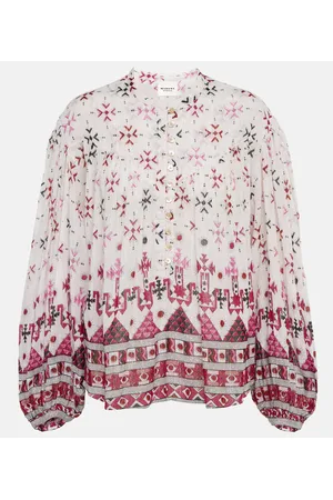 Marant Etoile Salika printed cotton blouse