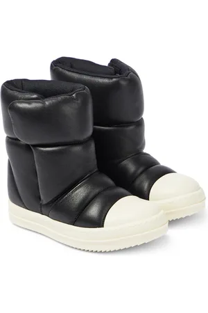 Rick Owens Puffer leather boots