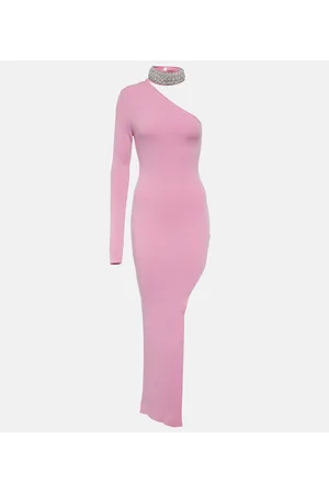 GIUSEPPE DI MORABITO Embellished wool-blend maxi dress