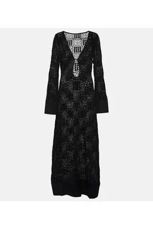SIR Crochet cotton maxi dress