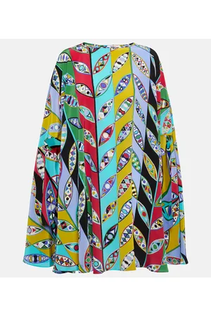 Puccini Girandole silk kaftan
