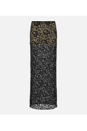 ROTATE Natasja lace maxi skirt