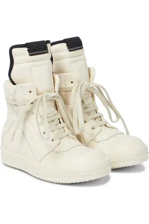 Rick Owens Geobasket leather high-top sneakers