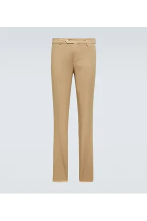 Brunello Cucinelli Cotton-blend slim pants