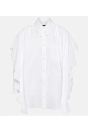 Simone Rocha Embroidered cotton shirt