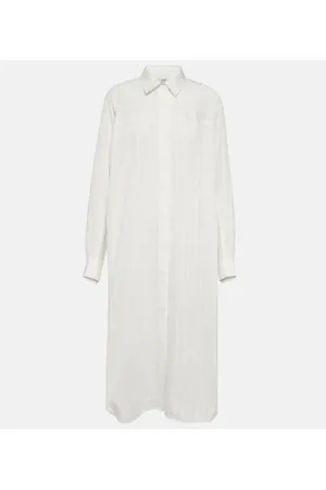 Totême Striped jacquard shirt dress